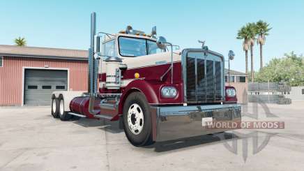 Kenworth W900A bordeaux pour American Truck Simulator