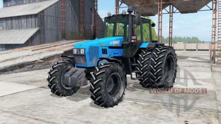 MTZ-Biélorussie 1221.2 roues arrière jumelées pour Farming Simulator 2017