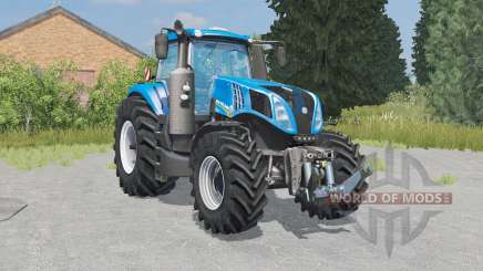New Holland T8.320 lowering tire pressure pour Farming Simulator 2015