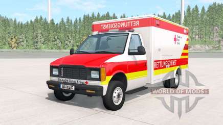 Gavril H-Series German Ambulance v1.2 pour BeamNG Drive