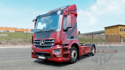 Mercedes-Benz Antos venetian red pour Euro Truck Simulator 2