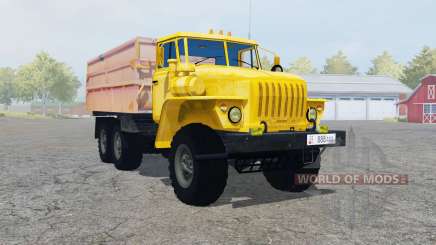 Ural-5557 mit dem trailer für Farming Simulator 2013
