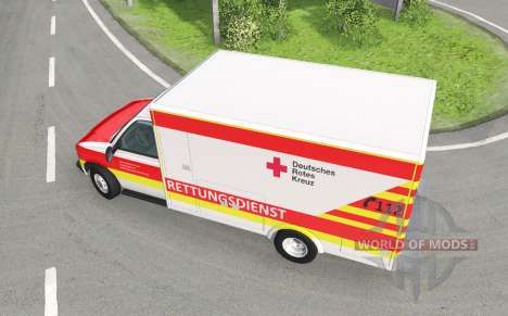 Gavril H-Series German Ambulance für BeamNG Drive