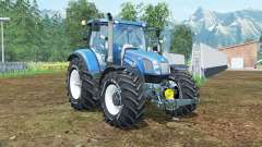 New Holland T6.160 spanish sky blue pour Farming Simulator 2015