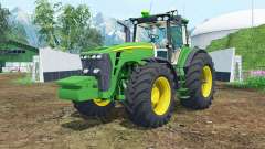 John Deere 8130 dark pastel green pour Farming Simulator 2015