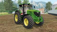 John Deere 6210R north texas green pour Farming Simulator 2015