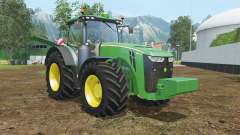 John Deere 8370R wheels shader pour Farming Simulator 2015