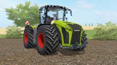 Claas Xerion 5000 Trac VC apple green pour Farming Simulator 2017