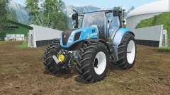 New Holland T7.240  spanish sky blue pour Farming Simulator 2015