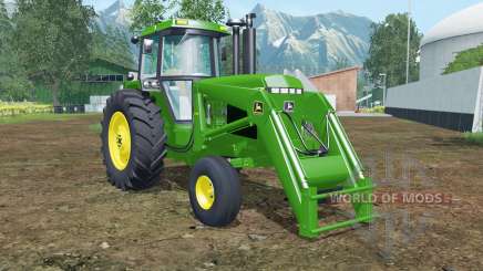 John Deere 4455 front loader islamic green pour Farming Simulator 2015