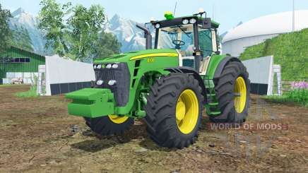 John Deere 8130 dark pastel green pour Farming Simulator 2015