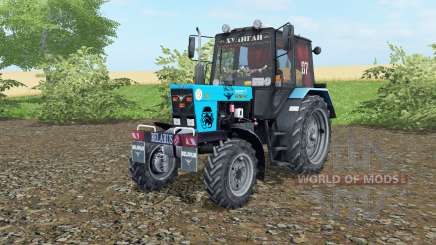 MTZ-82.1 Biélorussie couleur bleu pour Farming Simulator 2017