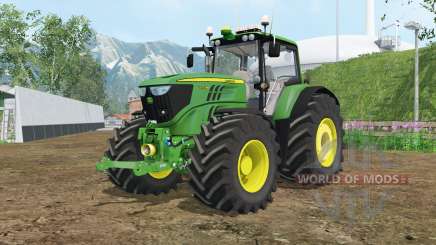 John Deere 6170M wheels weights pour Farming Simulator 2015