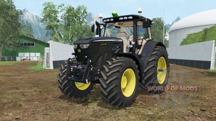 John Deere 6210R Black Edition pour Farming Simulator 2015