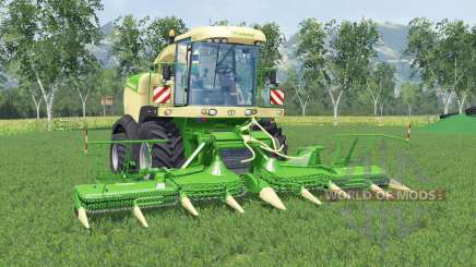 Krone BiG X 580 chaux greeɳ pour Farming Simulator 2015