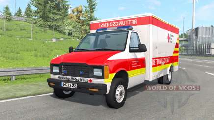 Gavril H-Series German Ambulance v1.4 pour BeamNG Drive