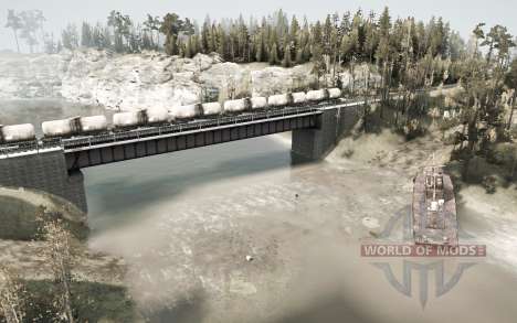 Le canyon blanc pour Spintires MudRunner