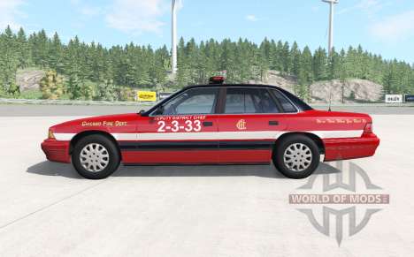 Gavril Grand Marshall Chicago Fire Department für BeamNG Drive