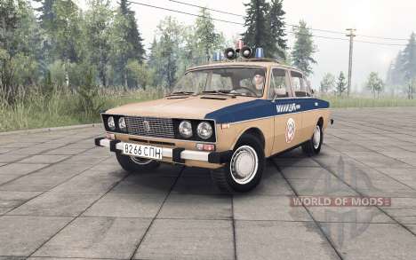 VAZ-2106 Polizei UdSSR für Spin Tires