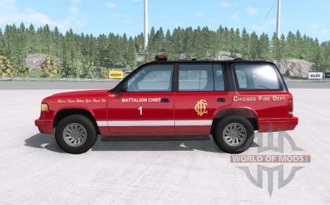Gavril Roamer Chicago Fire Department pour BeamNG Drive
