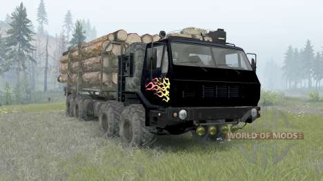 KrAZ-7E-6316 Sibérie pour Spin Tires
