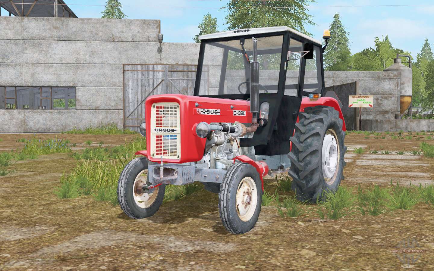 Ursus C 360 Opening The Door Windows Roof Pour Farming Simulator 2017 5060