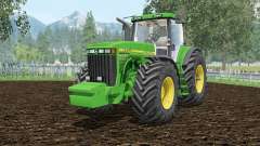 John Deere 8400 nord du texas greeꞑ pour Farming Simulator 2015