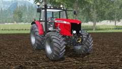 Massey Ferguson 6480 double wheels pour Farming Simulator 2015
