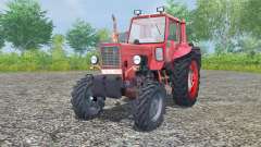 MTZ-80 Belarus ist mäßig Farbe rot für Farming Simulator 2013