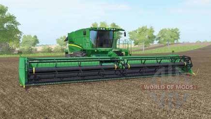 John Deere S690i pantone greeꞑ pour Farming Simulator 2017