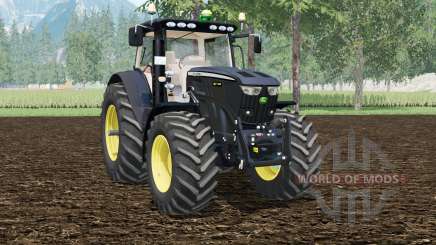 John Deere 6210R Noir Editioꞑ pour Farming Simulator 2015
