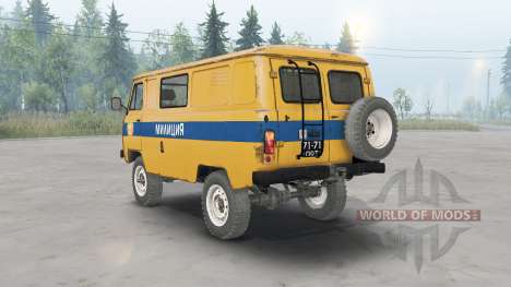 UAZ-3962 URSS Police pour Spin Tires