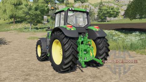 John Deere 6M-series front hydraulics installed für Farming Simulator 2017
