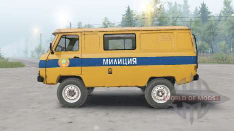 UAZ-3962 URSS Police pour Spin Tires