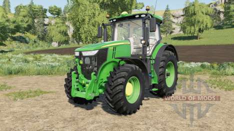 John Deere 7R-series added new front rims pour Farming Simulator 2017
