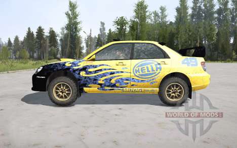 Subaru Impreza WRX STi Rallycar für Spintires MudRunner