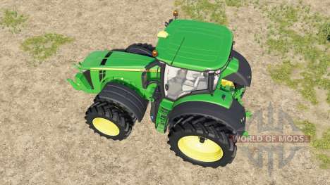 John Deere tractors with added Row Crop wheels pour Farming Simulator 2017