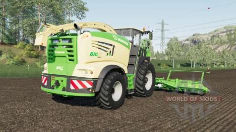 Krone BiG X 1180 use spherical trailers für Farming Simulator 2017