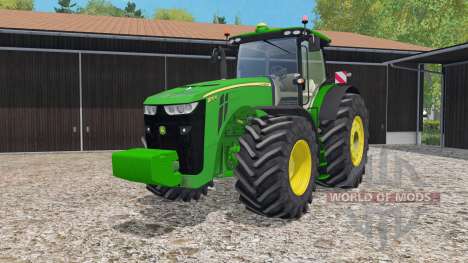 John Deere 8370R IC control pour Farming Simulator 2015