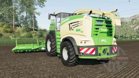 Krone BiG X 1180 can attach dollys für Farming Simulator 2017