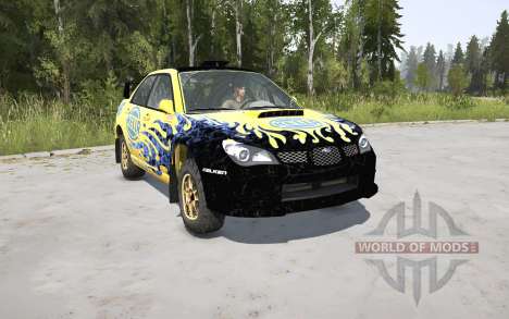 Subaru Impreza WRX STi Rallycar für Spintires MudRunner