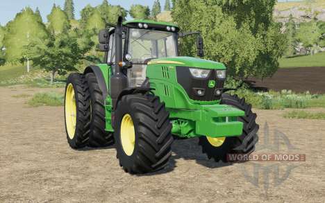 John Deere 6R-series more tires pour Farming Simulator 2017