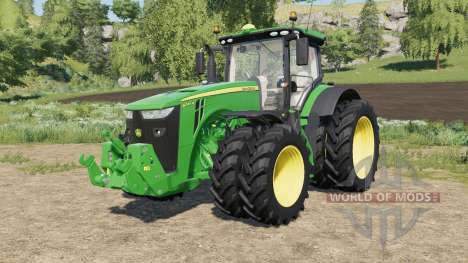 John Deere tractors with added Row Crop wheels für Farming Simulator 2017