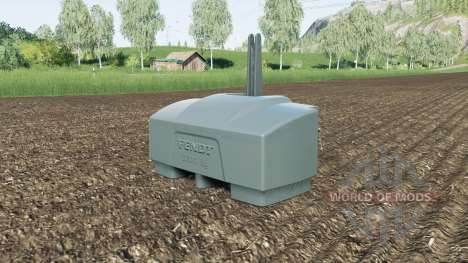Fendt weight 10000 kg. für Farming Simulator 2017