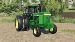 John Deere 4640 dual rear wheels pour Farming Simulator 2017