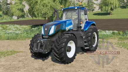 New Holland T8-series new engine configuration für Farming Simulator 2017
