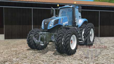 New Holland T8.320 zwillingsbereifung pour Farming Simulator 2015