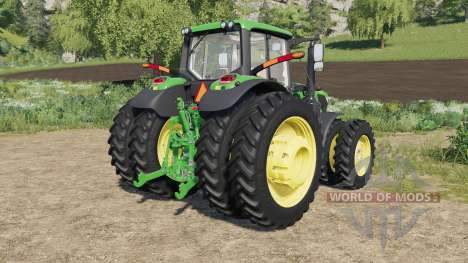 John Deere 6M-series 8 wheels configurations für Farming Simulator 2017