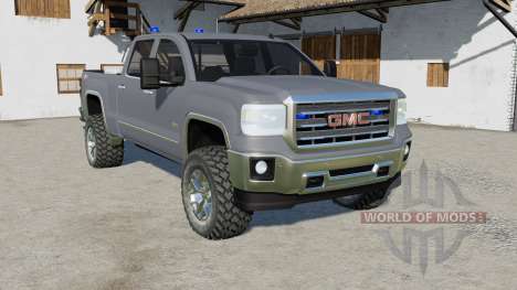 GMC Sierra with Police Strobes pour Farming Simulator 2017