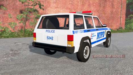 Jeep Cherokee Police pour BeamNG Drive